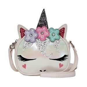 OMG! Accessories Glitter Unicorn Fairy Cross Body Wristlet Purse NWT